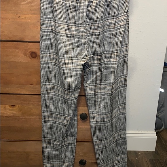 Como Black trendy plaid pants - Picture 2 of 3